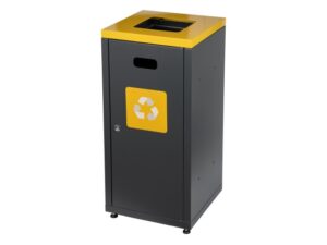 Kosz do segregacji z drzwiczkami - 90L
