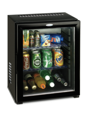 Minibar Termoelektryczny z Przeszklonymi Drzwiami HP40LGN 566x441x432 mm 40LT