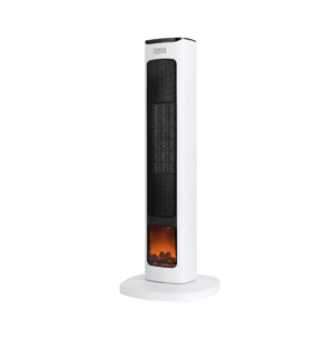 Termowentylator kolumnowy PTC Teesa z funkcją imitacji kominka