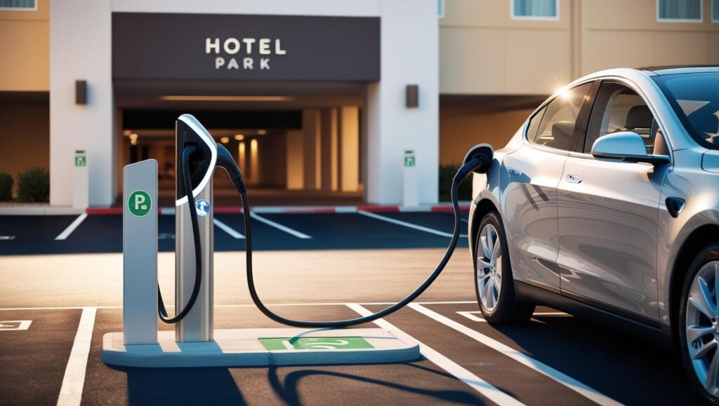 ładowarki do samochodów elektrycznych dla hoteli